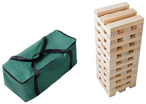 Trademark Innovations Giant Jenga Wood Stacking Puzzle