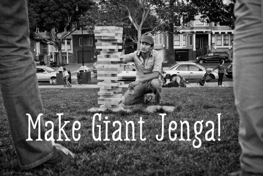 How to Make Giant Life Size Jenga Step-by-Step